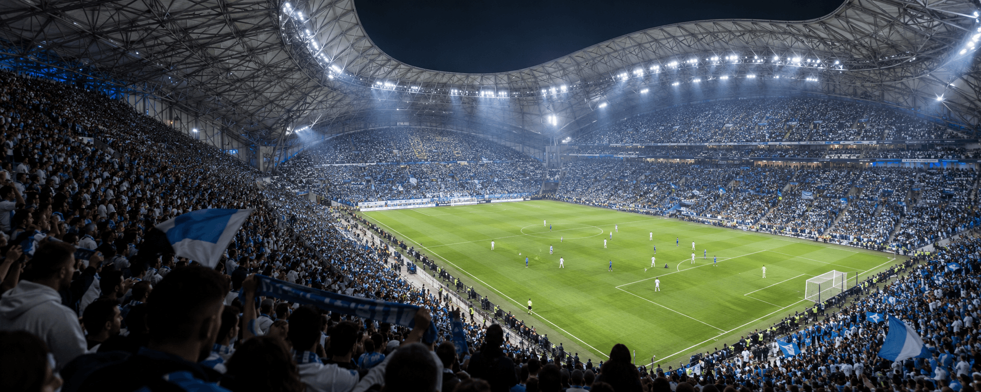 Trăiește un meci Olympique Marseille în tribunele Stade Vélodrome
