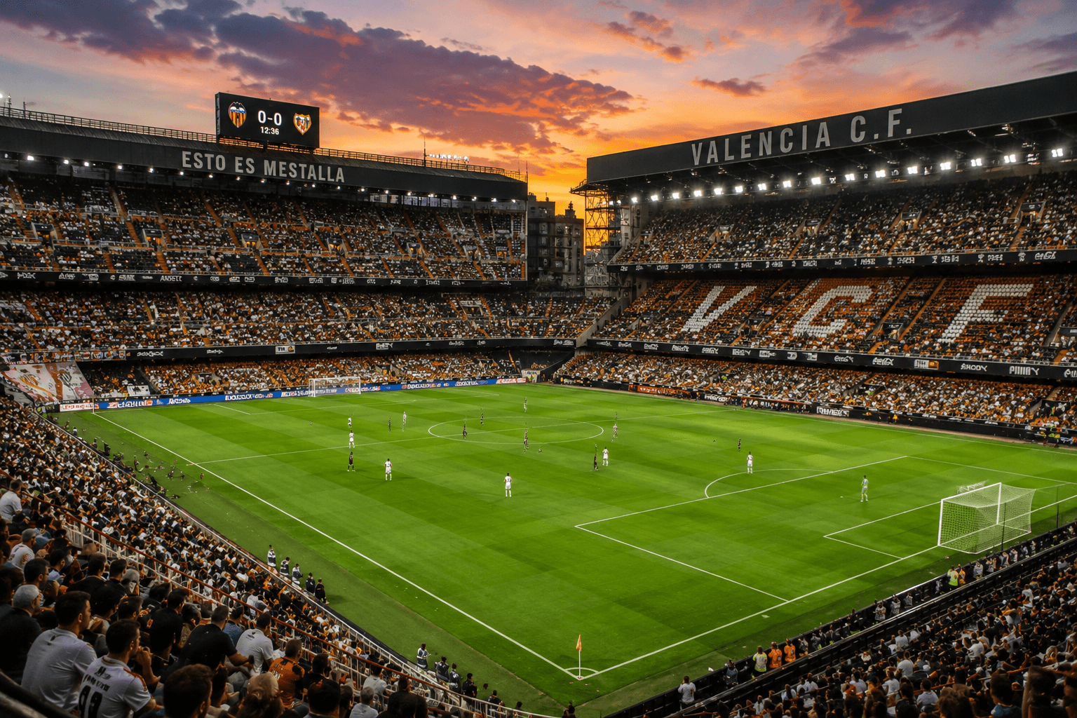 Valencia CF en Mestalla — hotel y entradas incluidas