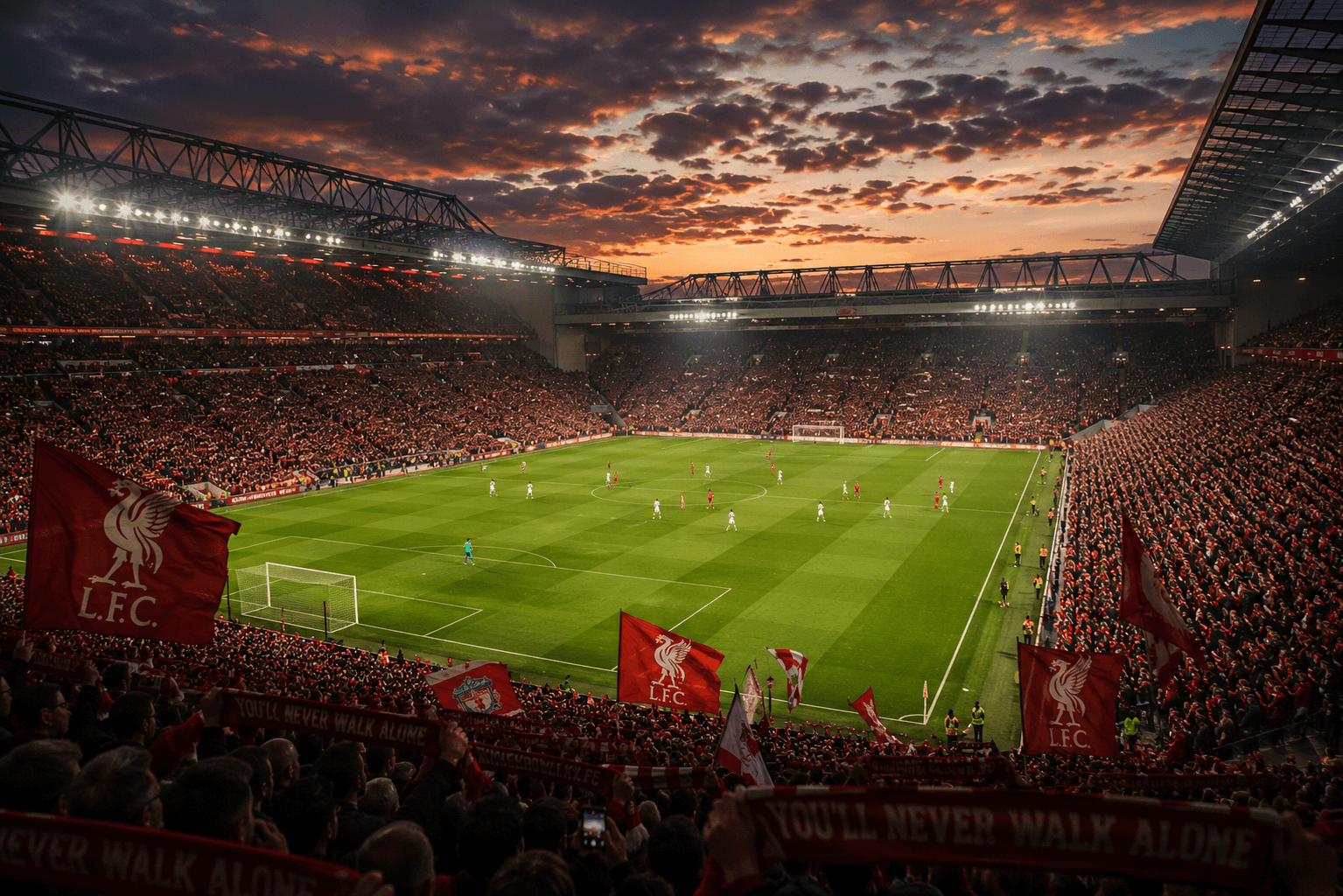 Trăiește un meci Liverpool FC în tribunele Anfield