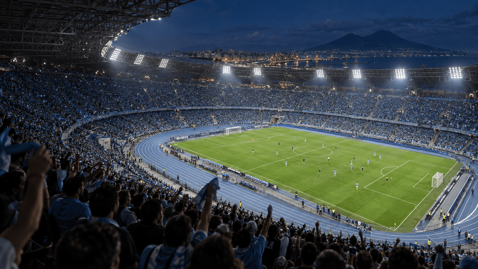 Trăiește un meci SSC Napoli în tribunele Stadio Diego Armando Maradona