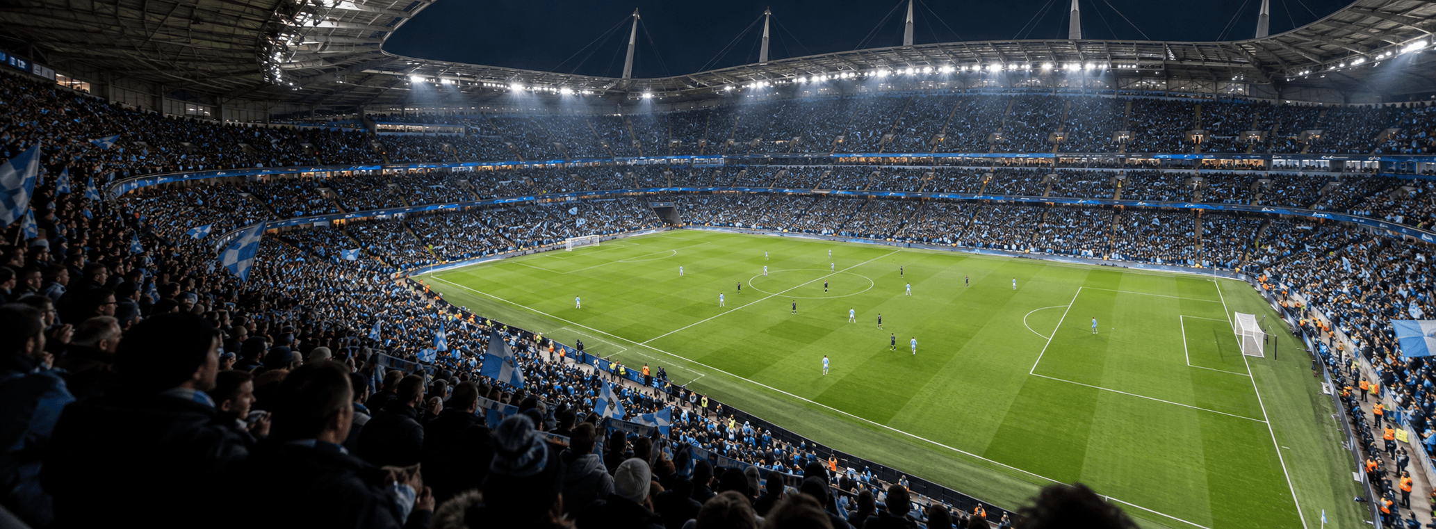 Trăiește un meci Manchester City în tribunele Etihad Stadium